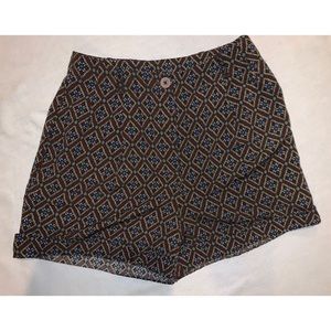 American Apparel paisley high waisted shorts